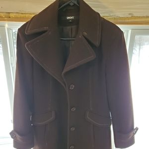 Brown DKNY Peacoat